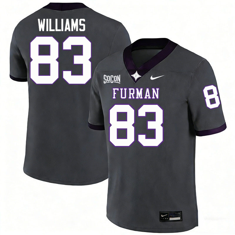 Furman Paladins #83 Ian Williams College Football Jerseys,Uniforms-Grey